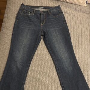 Old Navy Women's Dark Blue Boot Cut Jeans